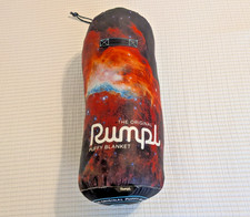 RUMPL The Original Puffy Blanket, Galaxy Print, Blue, 1-Person 52 x 75, EUC