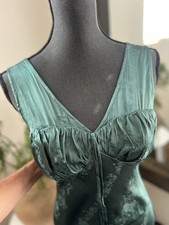 Lulus Maxi Dress Night of Romance, Emerald Green, Sleeveless Maxi Dress Size S