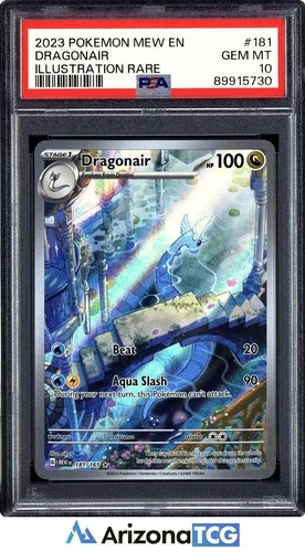 Pokemon 2023 Dragonair 181/165 IR Scarlet & Violet 151 GEM MINT PSA 10