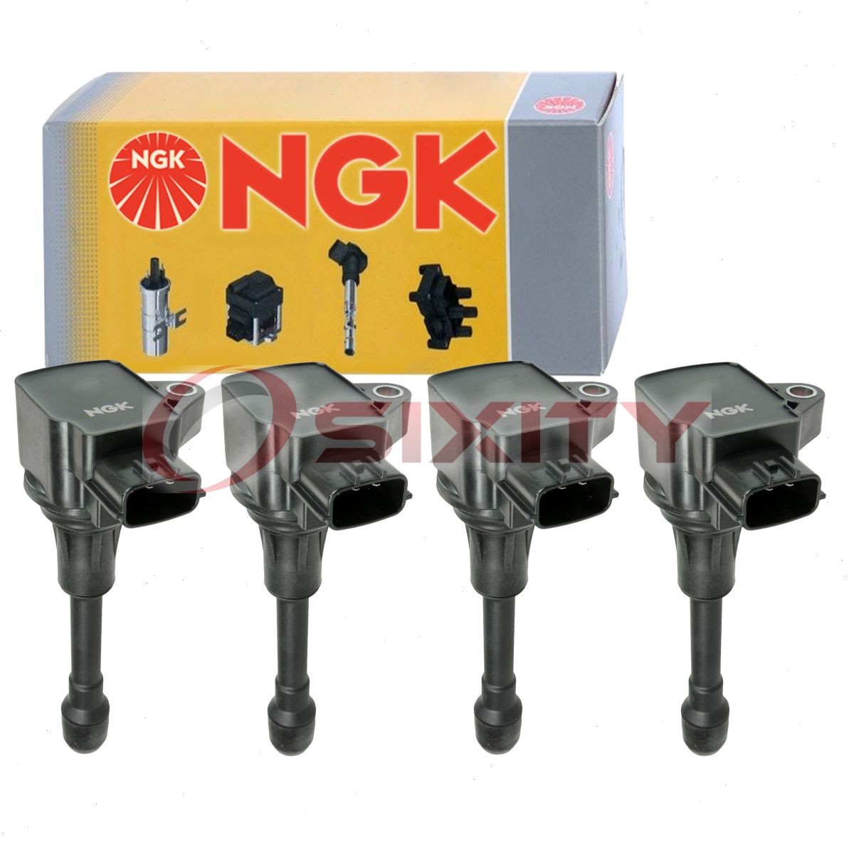 4 pc NGK 49029 U5308 Ignition Coils for UF677 UF-677 IGC0083 IC780 E1177 gh