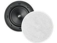 KEF Ci200ER 8" In-Ceiling Speakers Pair White 125W Wired Home Audio (Pair)