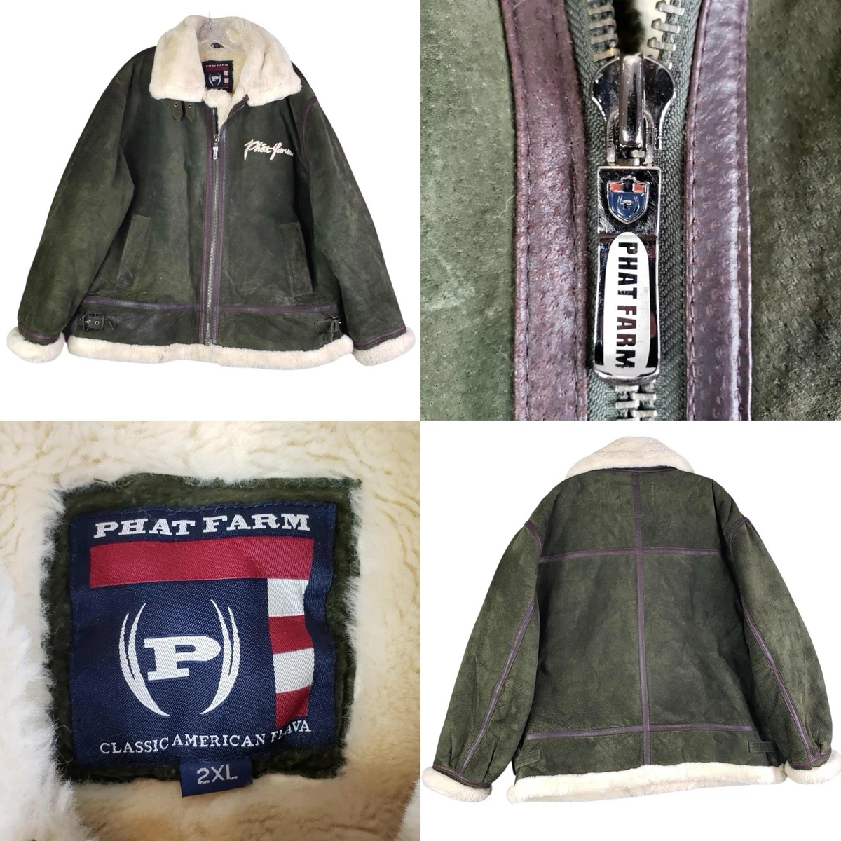 Phat Farm Coats, Jackets & Vests Leather Outer Shell for Men for