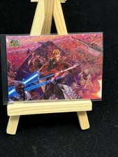 Anakin Skywalker's Revenge Refractor Topps Star Wars Chrome Galaxy 2024 #7.