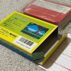 Donald Land W/Box Manual Ticket Famicom FC NES Good Used Game Retro Rare NTSC-J