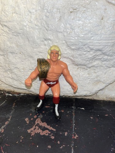 WCW Galoob RIC FLAIR UK Exclusive Red Trunks Figur...