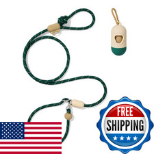 VETRESKA Hands-Free Dog Leash 8ft Rope No-Pull Crossbody Waist Lead with Bag Dis