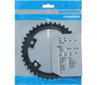 Shimano Kettenblatt FüR Kurbel 105 FC-R7000 4-Arm, 11-Fach, 39 ZäHne, Schwarz