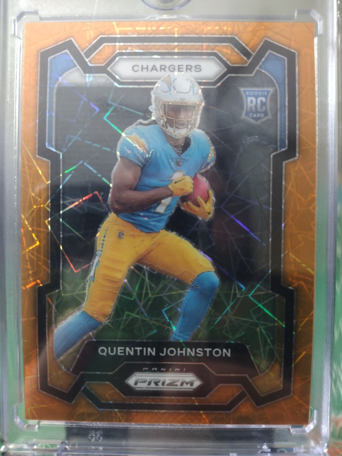 2023 Panini Prizm - Rookies Quentin Johnston #353 Lazer Prizm (RC)