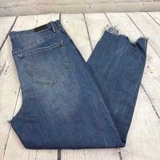 Nicole Miller Jeans 12 Womens Nomad Super High Rise Straight Measures 26   Long