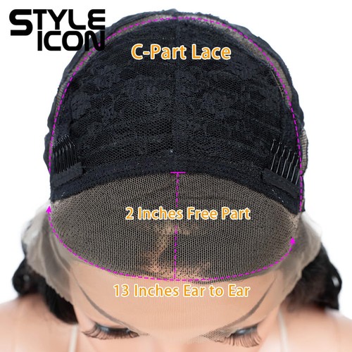 13x2 Highlight Lace Front Free Part Wig 24?Updo U Part Lace Frontal Long Wavy... - Picture 8 of 9
