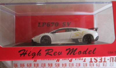 LAMBORGHINI MURCIELAGO LP670 SV REAR OPENS 1/64 HIGH REV MODEL MANY MORE LISTED