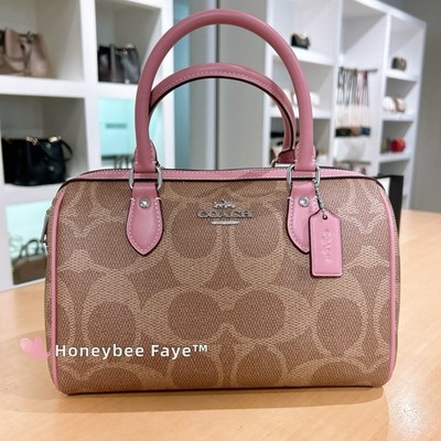 NWT Coach Rowan Satchel Bag In Signature Canvas CV961/CBI78/CCD76