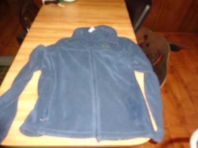 Columbia ADULT FLEECEJacket Full Zip BLUE Size LARGE