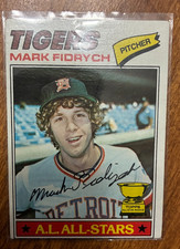 1977 Topps Mark Fidrych Rookie card. rookie card picture