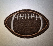 Football Sew / Iron On Patch 2 5/8 X 1 6/8