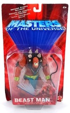 MASTERS OF THE UNIVERSE 200x BEAST MAN Action Figure Mattel MOTU He-Man NIB