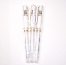 Uni Ball Signo UM 153 White Gel Pens Broad Point Limited Edition 3 Pack
