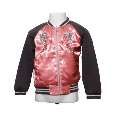 KappAhl, Bomberjacke, Mädchen, Größe: 110/116, Pink/Grau #pKx