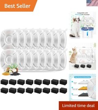32 Pcs Cat Fountain Replacement Filters 16 Pack Cat Water Fountain Replacemen...