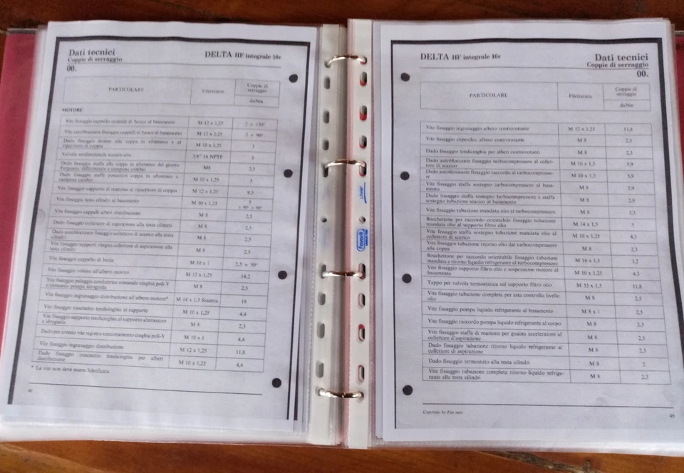 Lancia Delta 4WD COPIA Manuale Officina Riparazione - Immagine 4 di 4