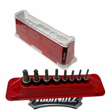 Snap-on Tools New 208eftaby 8pcs Sae Standard Ball Hex Bit Socket Set 18-38