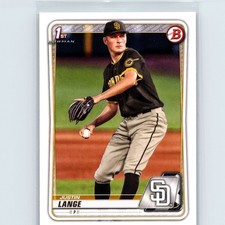 2020 Bowman Draft - Chrome Justin Lange #BD-99 - San Diego Padres