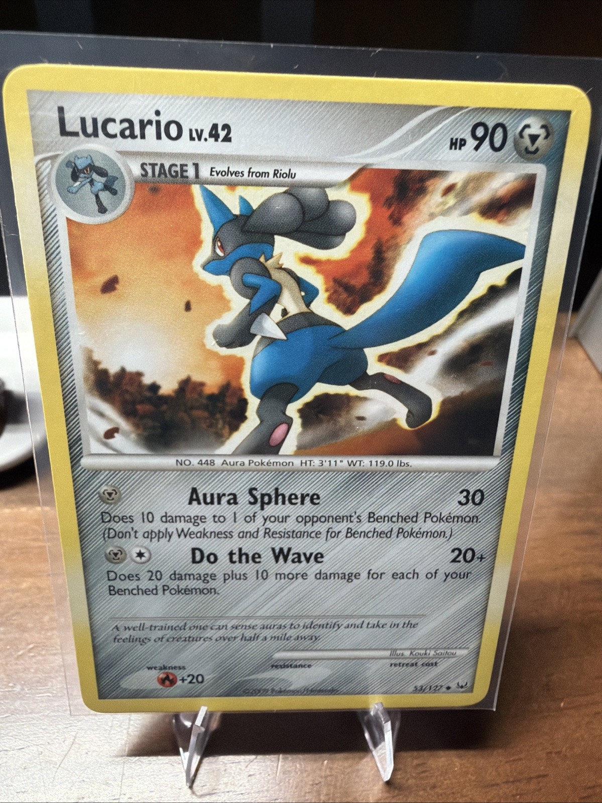 Pokémon TCG Lucario Platinum Uncommon Card 53/127