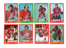 1973-74 O-Pee-Chee Hockey - ATLANTA FLAMES - LOT of 8 Vintage NHL OPC Cards