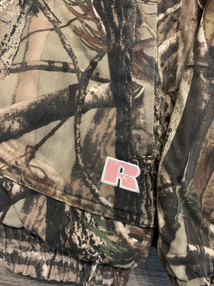 Russell Athletic Outdoors Jacket Womens Size M Camo Realtree Drystalker Hunting - Image 3 of 4