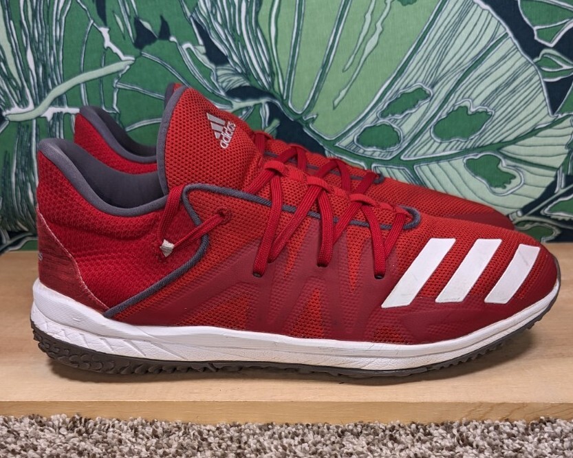 Adidas Speed Turf Baseball Men's Size 10 G27680 Cleats Red White