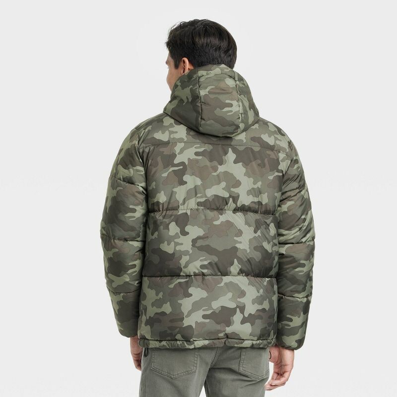 ジャケット・アウター 50DUPPIES CAMOUFLAGE COTTON PAD JACKET Men's Camouflage Cotton Jacket Outwear Windproof Full Zip