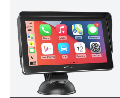 7'' Portable Wireless Apple CarPlay Android Auto Touch Screen Car Radio Stereo