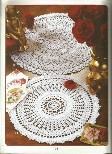 Doilies Crochet Patterns 18 Styles Vintage 1990s Home Decor H46 - Picture 5 of 7