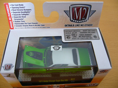 M2 Machines, 1:64, 1971 Dodge Charger Super Bee 440  NEU, USA