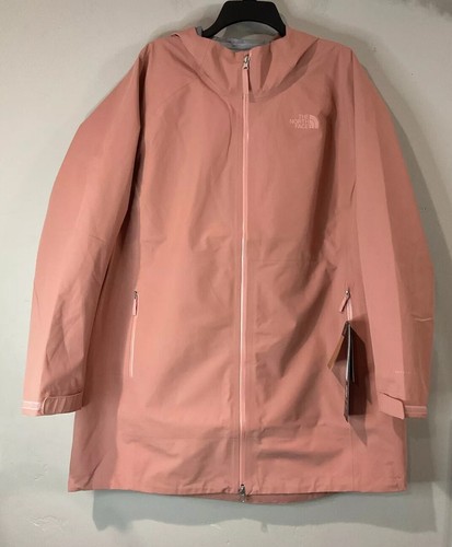 The North Face Women Plus Dryzzle FutureLight Waterproof Jacket Rose Dawn Sz 3X - Picture 3 of 12