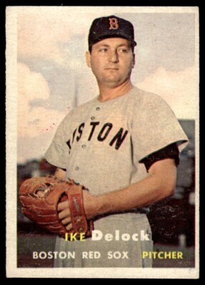 1957 Topps Ike Delock Boston Red Sox #63