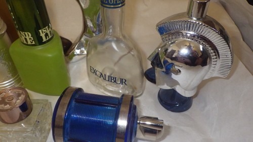 Lot of 14 AVON Collectible Decanters Football, Fishing Reel, Excalibur... Empty - Picture 4 of 9