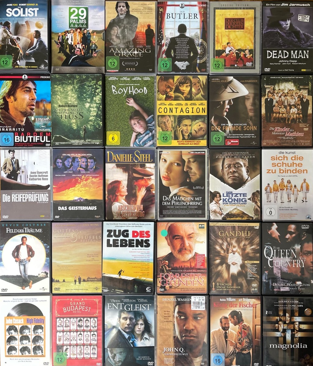 Drama Filmauswahl (Liebe, Melo, Polit, DVD