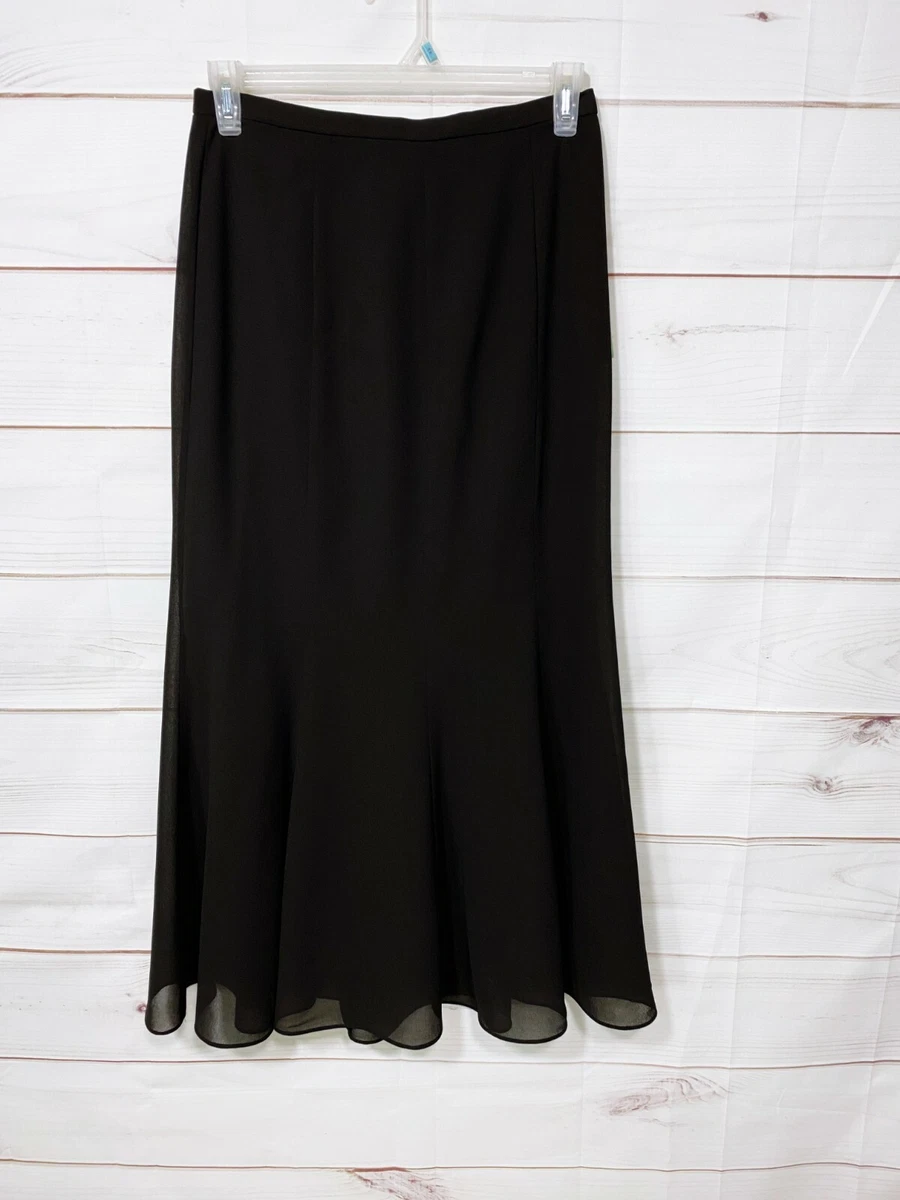 Black maxi skirt size clearance 12