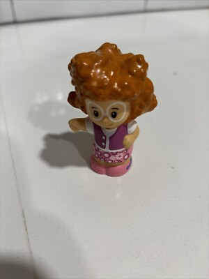 Fisher Price Little People SOFIE GIRL in PINK FLORAL DRESS OUTFIT House Sophie