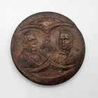 ANTIQUE SCOVILL MANUFACTURING COMPANY CENTENNIAL BRONZE MEDAL WATERBURY CT