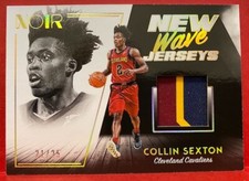 2018-19 Panini Noir COLLIN SEXTON New Wave Prime RC 3CLR Patch SSP 21/25 RARE