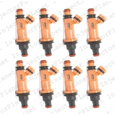 Set of 8 DENSO 3270 fuel injector 98-00 Lexus SC400 4.3L V8 23250-50030 OEM