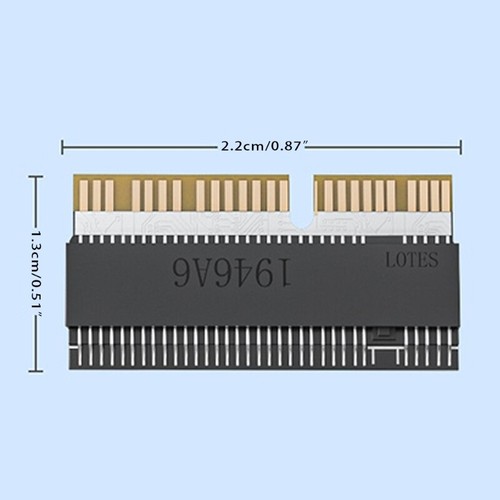 Adattatore M.2 NVMe PCIe SSD a Laptop per Apple Macbook Air Pro 2013 2014 2015 - Foto 8 di 9