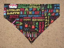 Birthday Wishes Dog Bandana - 2 sizes XS-SM OOP