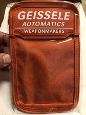 GEISSELE Automatics WeaponMakers ID BADGE LANYARD Cell HOLDER Orange Shot Show