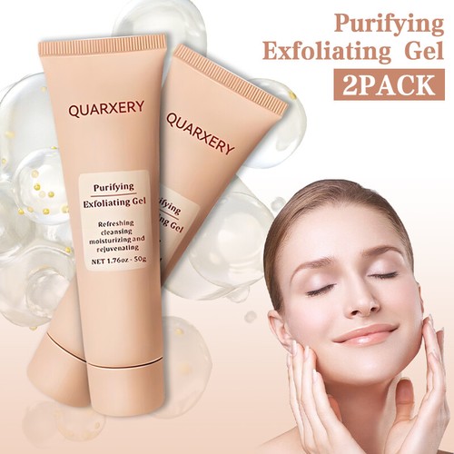2X Purifying Exfoliating Gel,Quarxery Cleansing Purifying Cream For Face & Body
