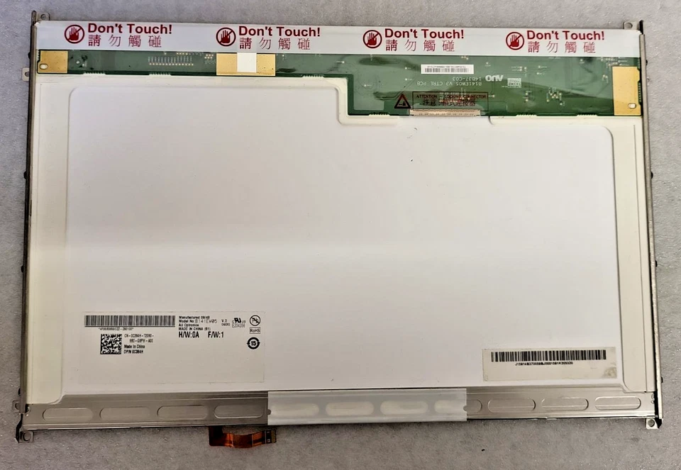 Dell Latitude E6400 Laptop 14.1" WXGA Matte LED LCD Screen C384H AUO B141EW05 v3 - Image 2 of 3