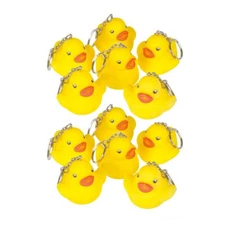 Rhode Island Novelty - Rubber Ducks - KEYCHAIN DUCKIES (1 Dozen) - New