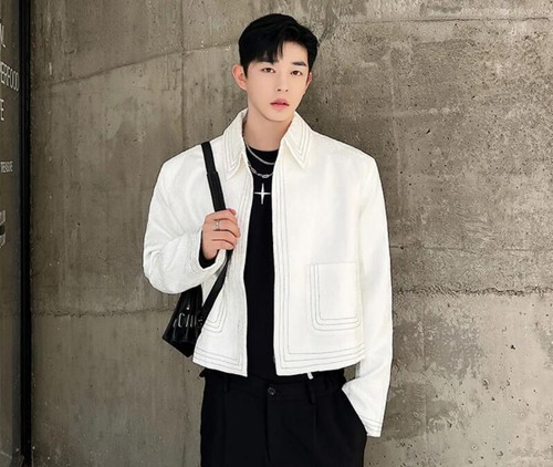 Men's Autumn Fashion Lapel Long Sleeve Loose Jackets Youth Causal Short Coats - Bild 7 von 15